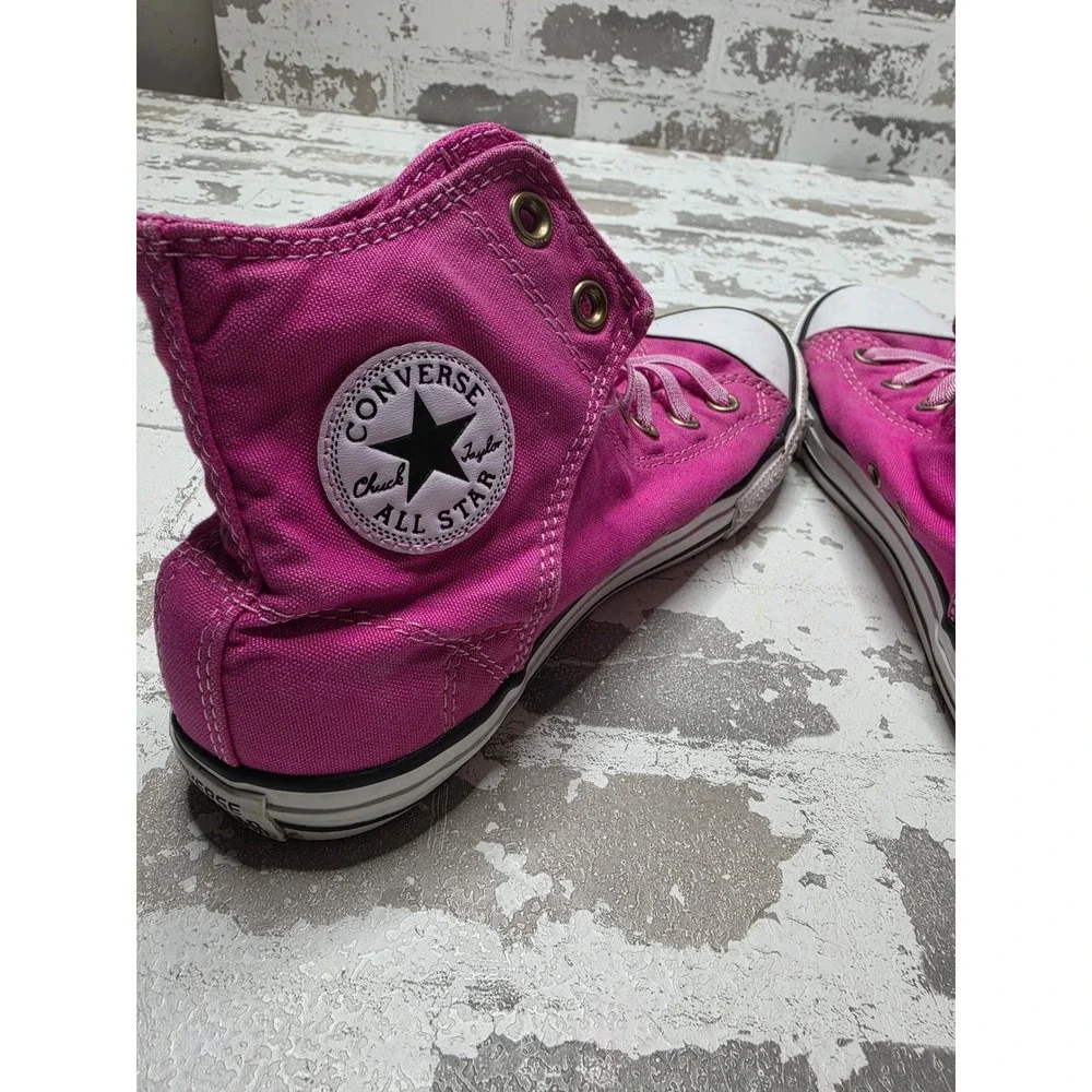 Converse Chuck Taylor All Star Pink High Top Sneakers Junior 5 643850F